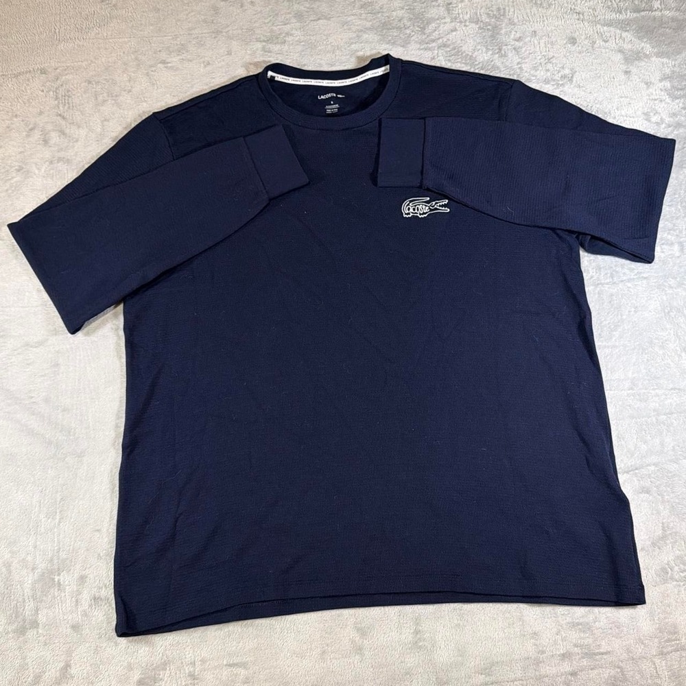 Lacoste Long Sleeve Thermal Shirt | Navy Blue | XL